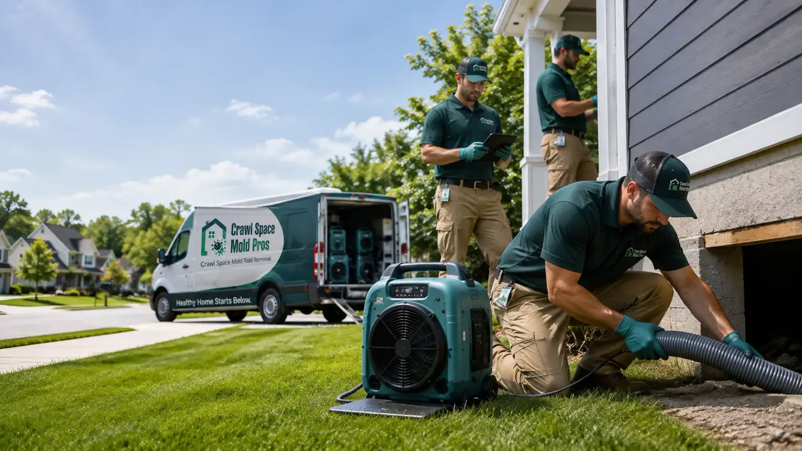 Crawl Space Mold Removal in Benton Harbor, MI